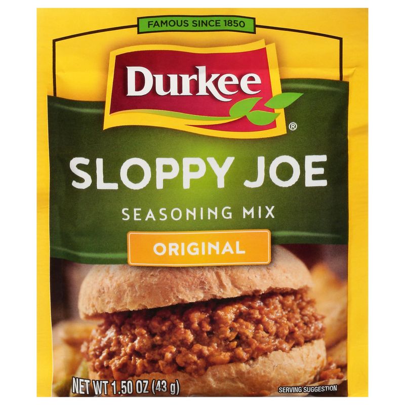Durkee Sloppy Joe Seasoning Mix, 1.50 Ounce Packets
