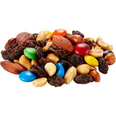 Planters Nuts &amp; Chocolate Trail Mix with Roasted Peanuts (M&amp;M Chocolate Candies, Raisins &amp; Roasted Almonds, 12 ct Pack, 6 oz Bags)