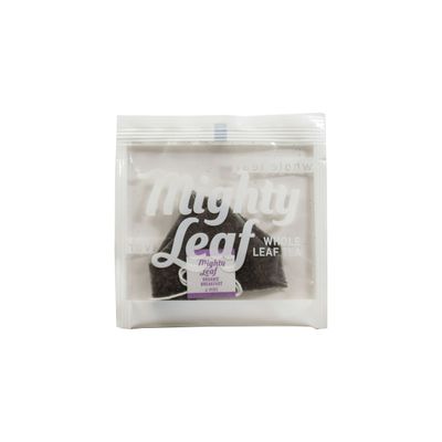 Mighty Leaf Whole Leaf Organic Breakfast Tea, 15 Tea Bags Individual Pyramid-Style Tea Sachets of Organic Caffeinated Black, Delicious Hot or Iced, Sweetened or Plain