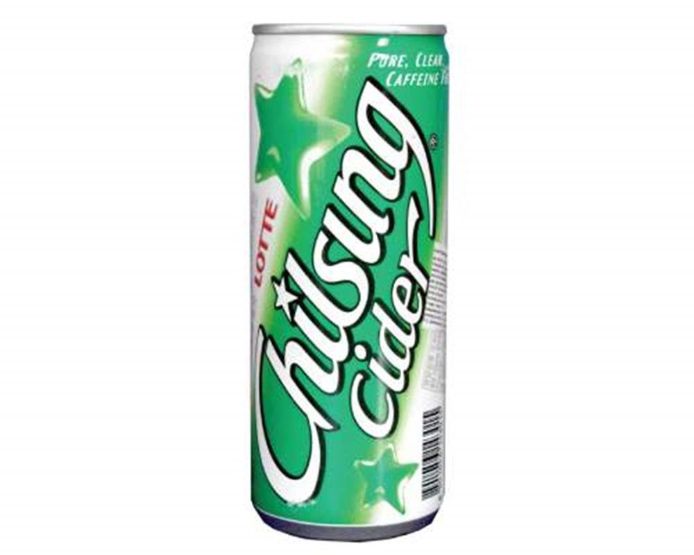 Lotte Chilsung Cider 8.3 Oz Pack Of 6
