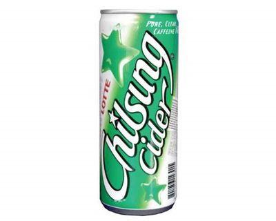 Lotte Chilsung Cider 8.3 Oz Pack Of 6