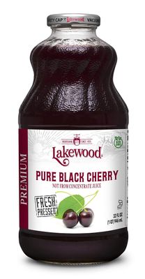 Lakewood Premium Pure Black Cherry, Fresh Pressed, 192 Fl Oz, Pack of 6