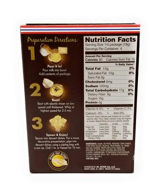 Dr Oetker French Vanilla Mousse, 2.7-Ounce (Pack of 6)