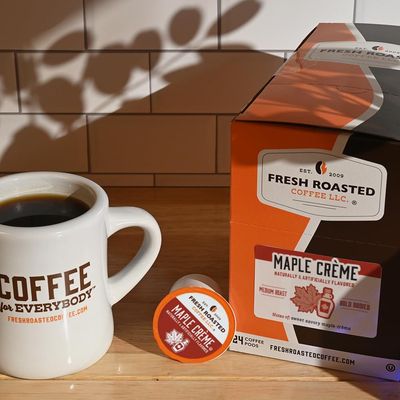 Fresh Roasted Coffee, Maple Crme, Flavored Coffee Pods, 24 Count