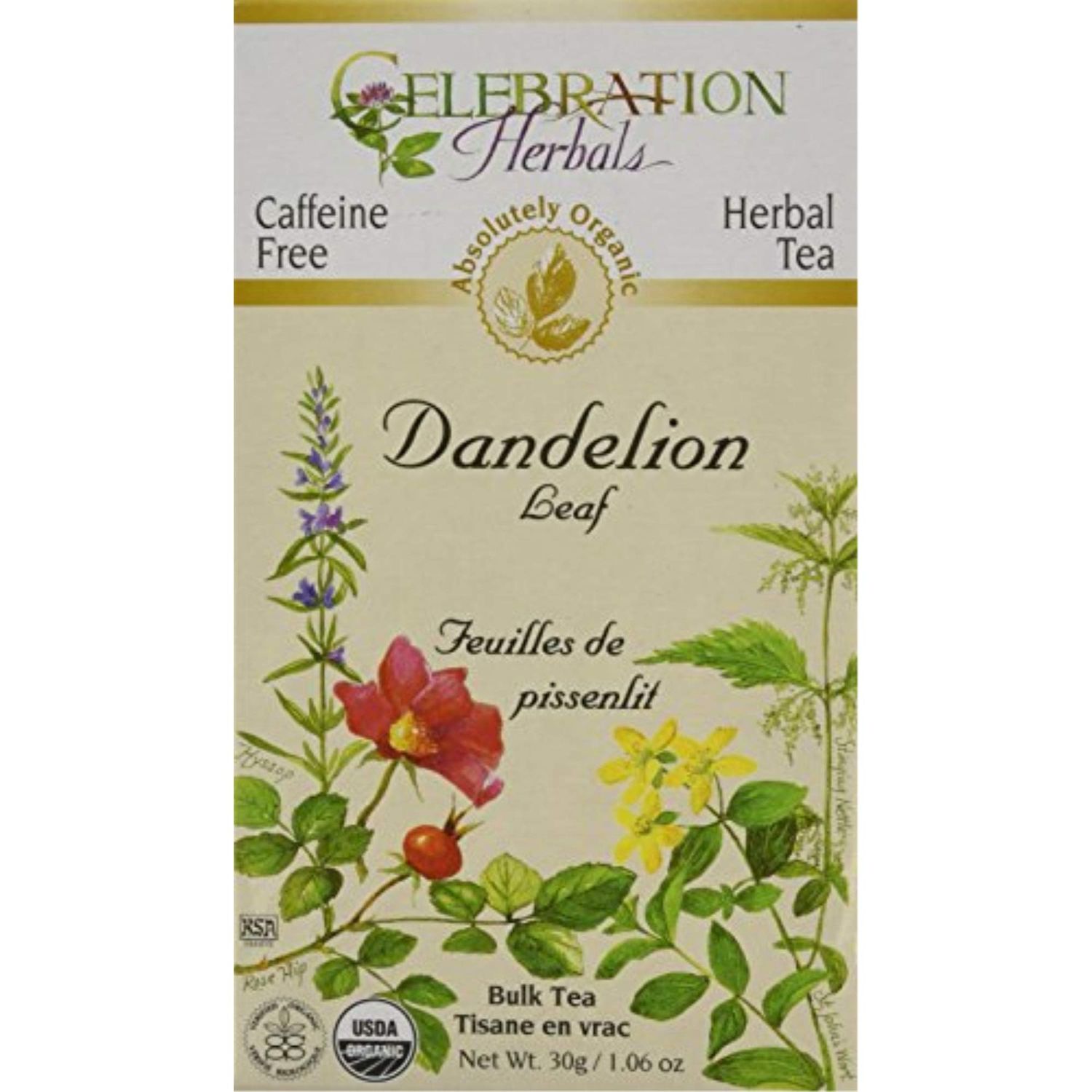 Celebration Herbals Dandelion Leaf Tea Organic Loose Pack