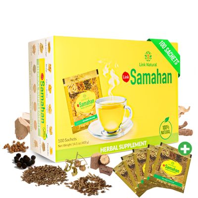 Link 14 Herbs Samahan Tea with Ginger x 100 Sachets by Link Natural