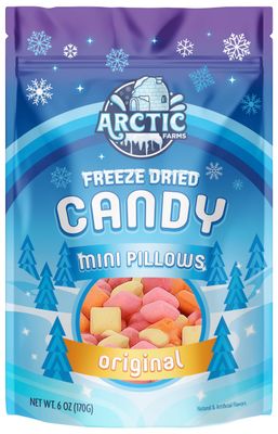 Arctic Farms Freeze Dried Candy Mini Pillows Candies Bagged and Boxed (Originals)