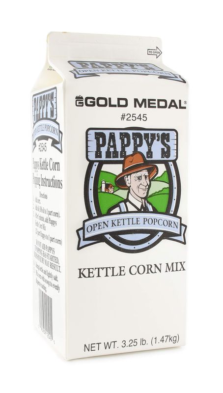 Gold Medal Pappy's Kettle Corn Popcorn Mix, 3.25 lb