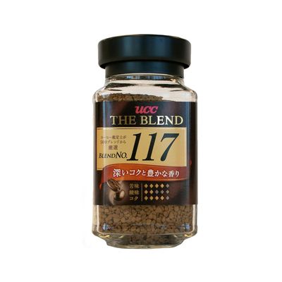 UCC The Blend 117 Instant Coffee, Instant Black Coffee, Rich Flavor, Imported from Japan, 3.17 Oz (90 g), Pack of 1