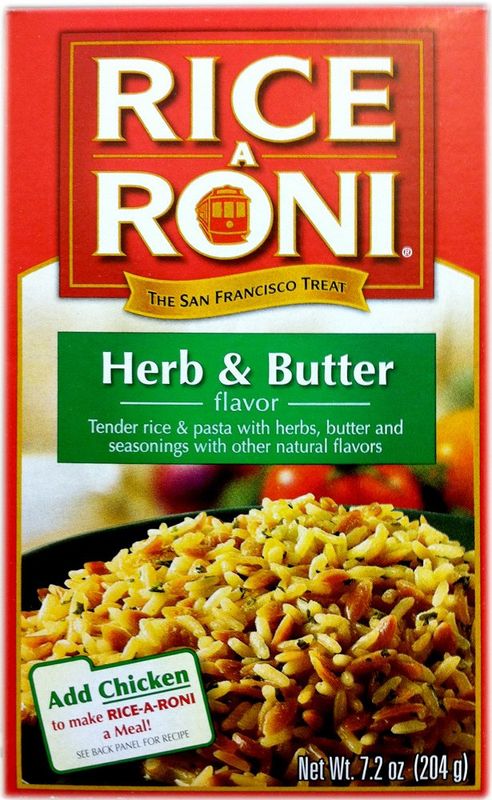 Rice-A-Roni HERB &amp; BUTTER Flavor 7.2oz (10 pack)