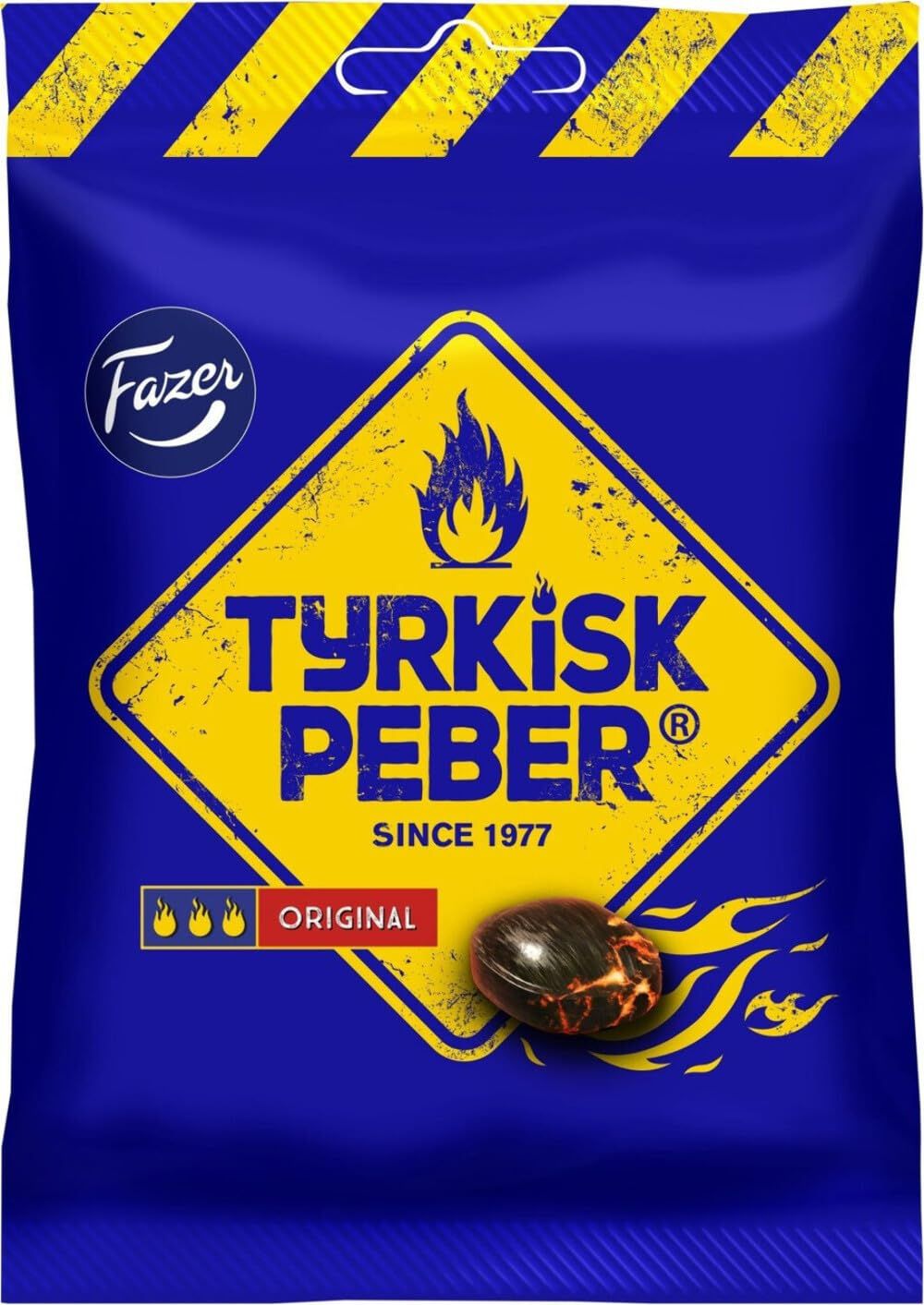Fazer Tyrkisk Peber Original Hot Salmiak &amp; Pepper Candy (150g)