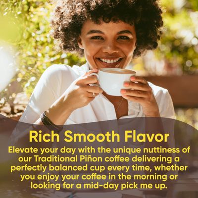 New Mexico Pion Coffee Naturally Flavored Coffee (Traditional Pion Whole Bean, 2 pound)