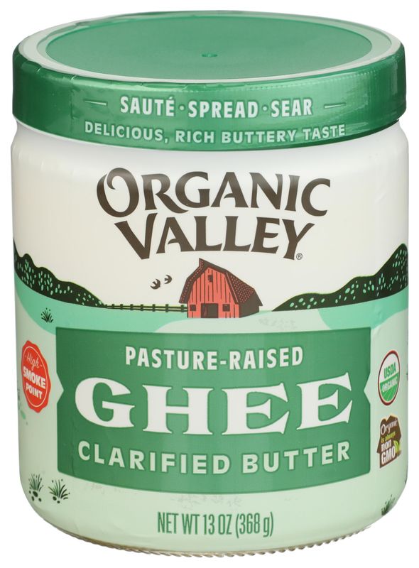 Organic Ghee, Clarified Butter, 13 oz