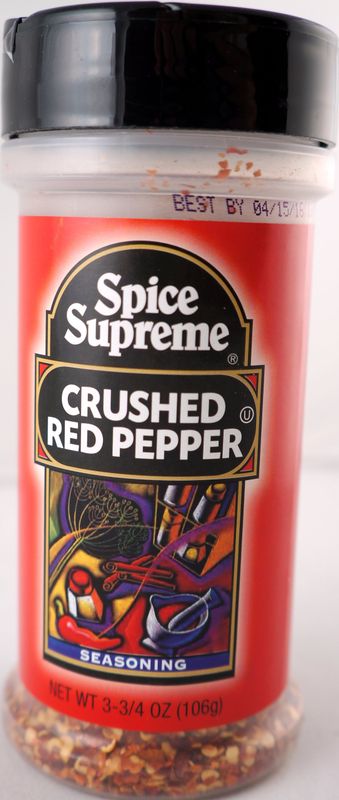 Crushed Red Pepper Flakes Perfect Spice Seasoning for Pizza, Chowder, Seafoods, Salad Toppings and Making Kimchi - 3.75 oz