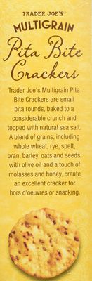 Trader Joe's Multigrain Pita Bite Crackers