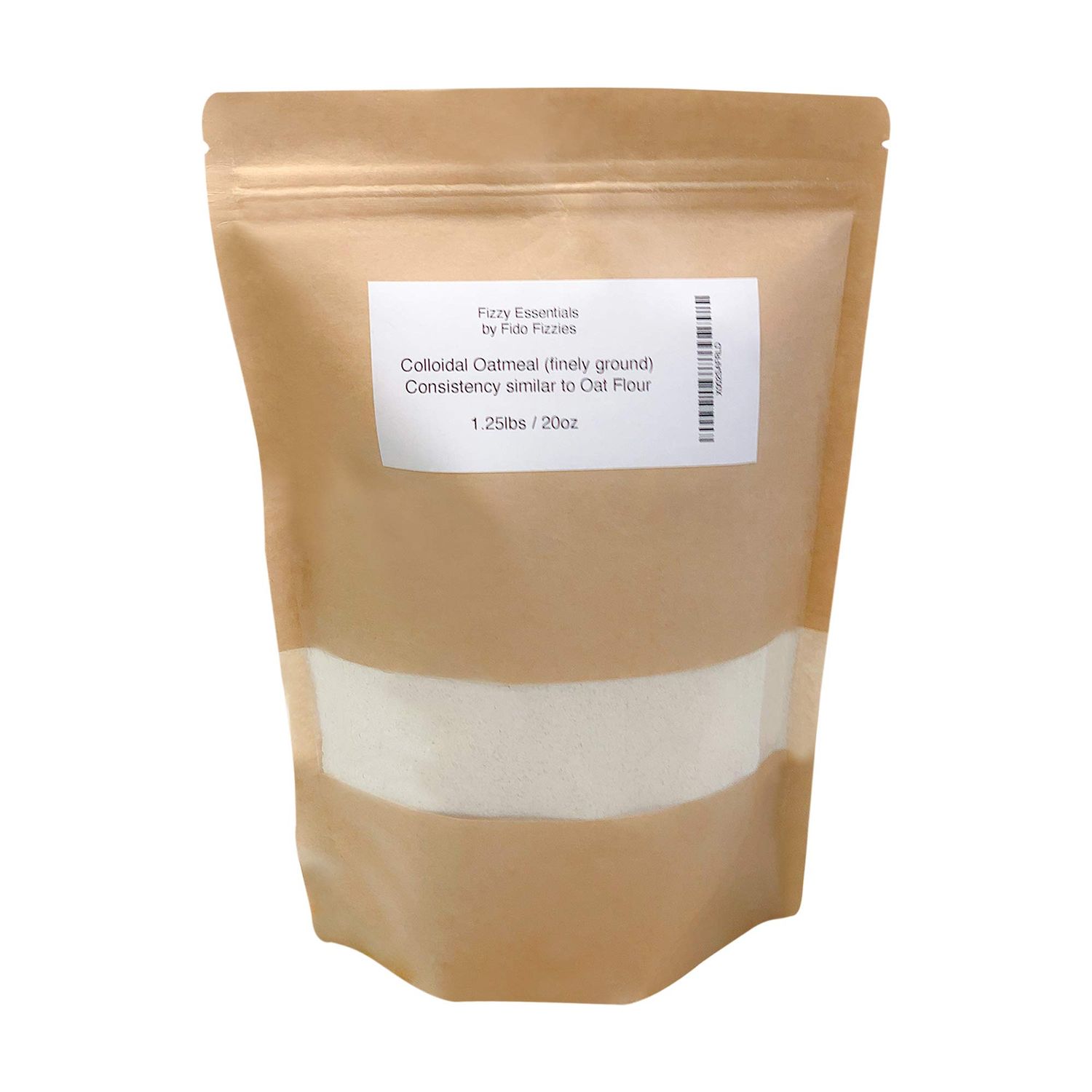 Fizzy Essentials - Colloidal Oatmeal (Finely Ground) Consistency Similar to Oat Flour
