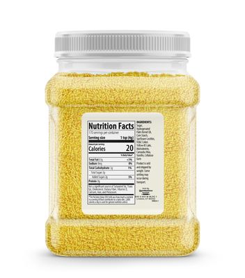Unpretentious Yellow Sprinkles, 1.5 lb, Bright &amp; Colorful Jimmies, Decorative &amp; Fun Topping for Baking
