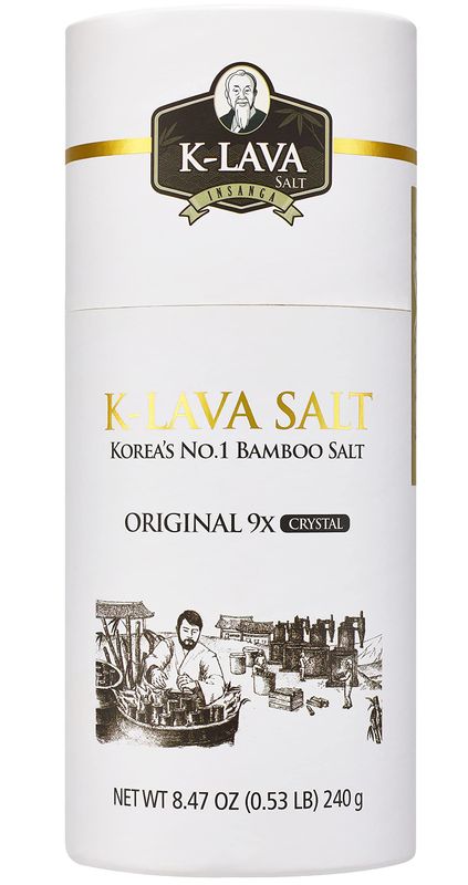 K-LAVA SALT-Korea&#39;s No.1 Bamboo Salt-Original 9x, Crystal, 8.47 Ounce