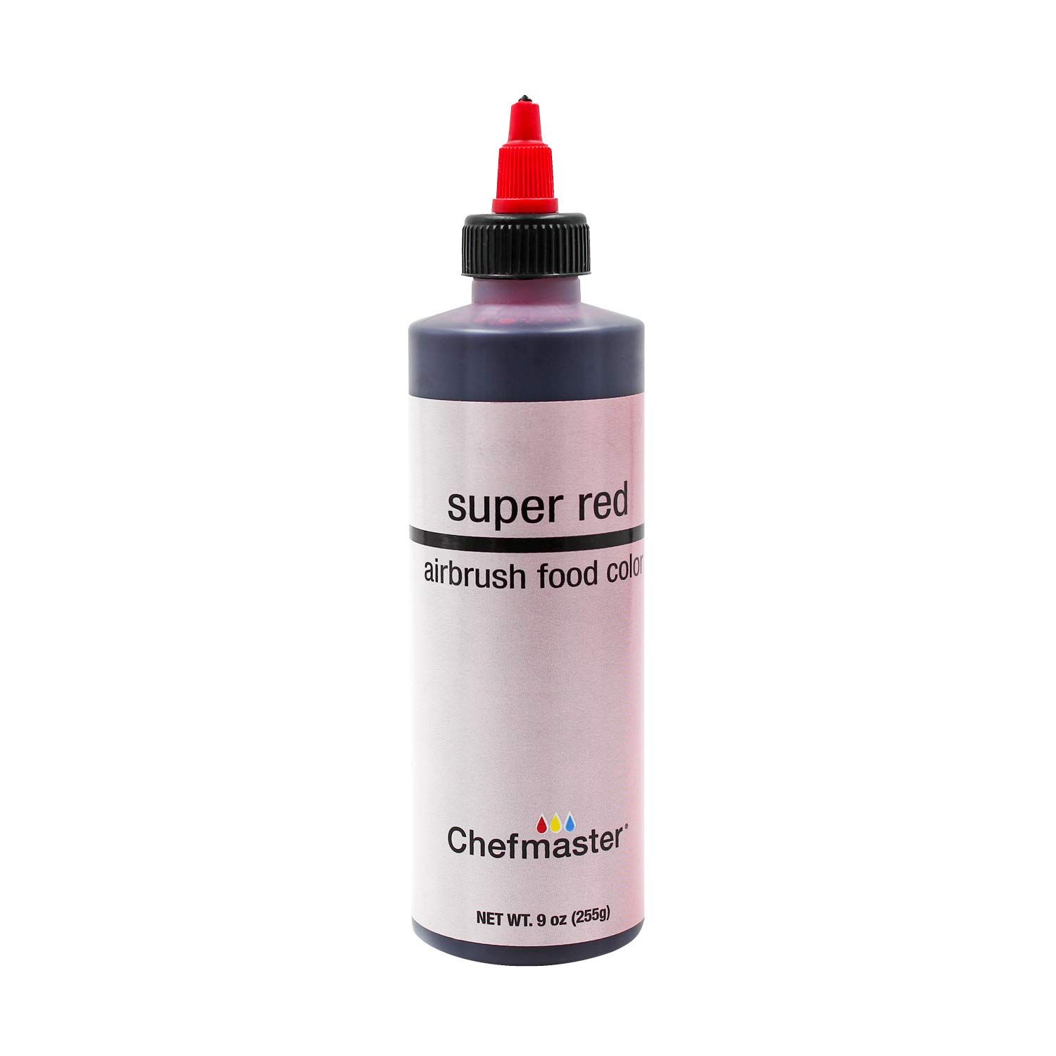 Chefmaster Airbrush Spray Food Color, 9-Ounce, Super Red