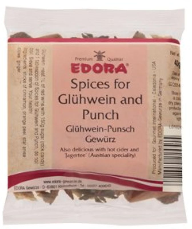 Edora Spices for Mulled Wine Gluhwein and Punch 40g