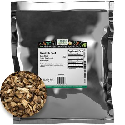 Frontier Co-op Cut &amp; Sifted Burdock Root 1lb