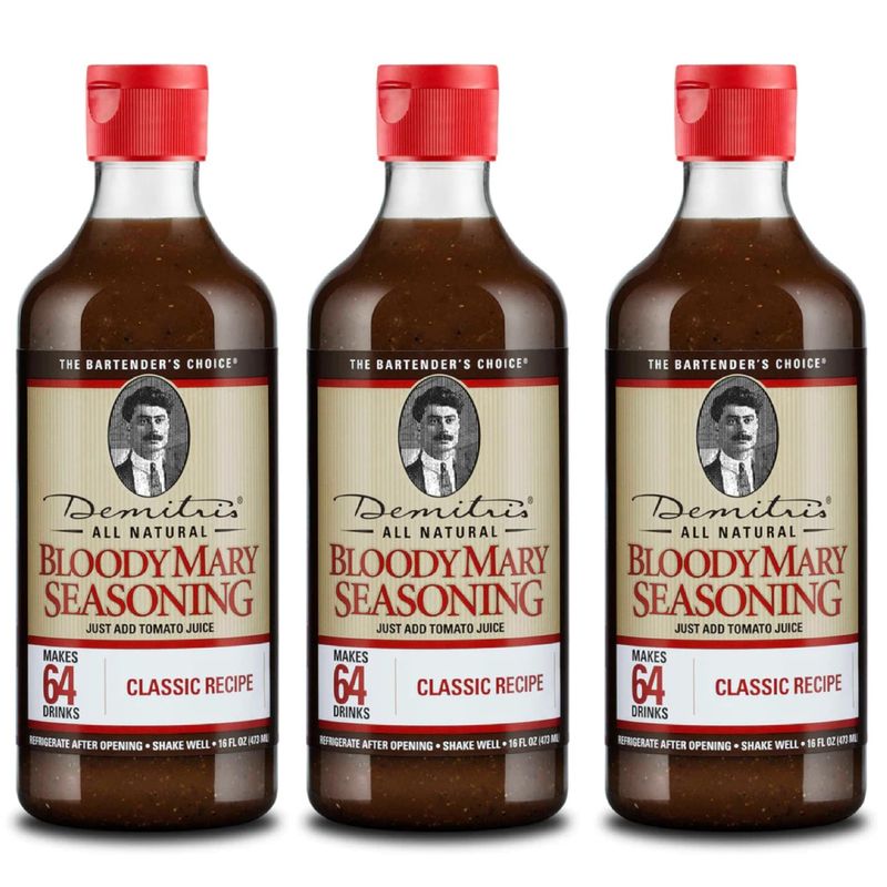 Demitri&#39;s Bloody Mary Seasoning Classic Recipe, 16-Ounce Bottles (Pack of 3)
