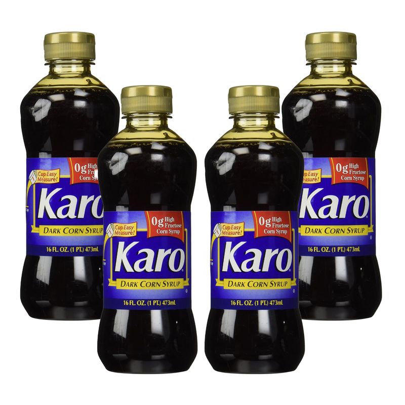 Karo Dark Corn Syrup, 16-Ounce (Pack of 4)
