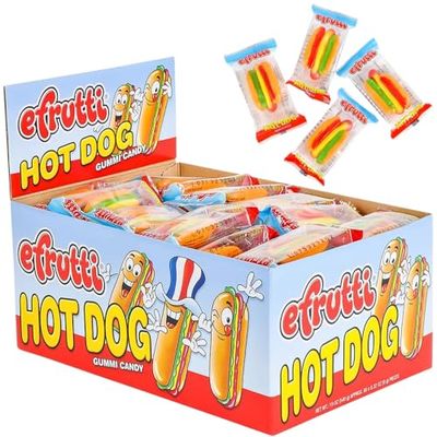 eFrutti Hot Dog Gummis 60 Pack, 19 Ounce