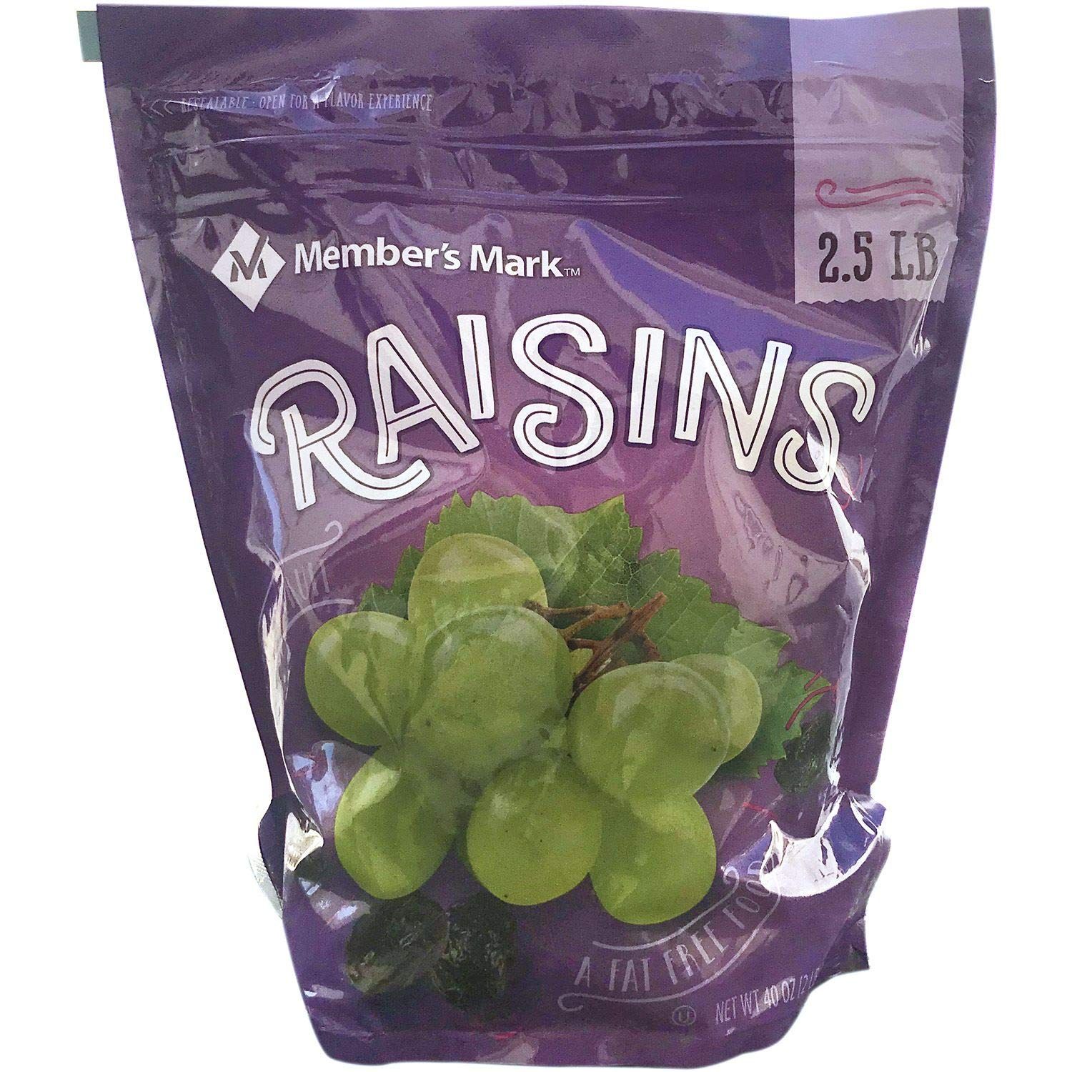 Sun-Maid California Sun-Dried Raisins - 3.75 Lbs. Split in Two Bags (2 - 1.875 Lb. Bags)