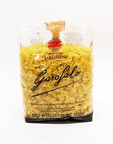 Garofalo No.23 Farfalline Semolina Pasta - 16 oz (2 Pack)