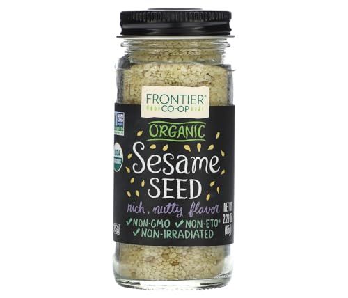 FRONTIER Organic Hulled Sesame Seed, 2.29 OZ