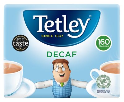 Tetley Decaf Tea Bags 160s