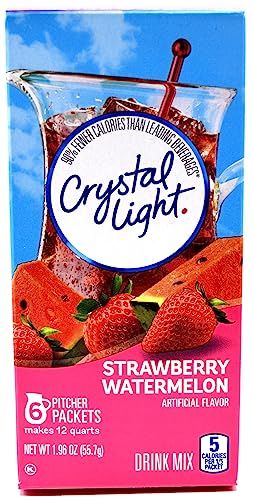 Crystal Light Strawberry Watermelon - 12 Quarts, 1.96 oz