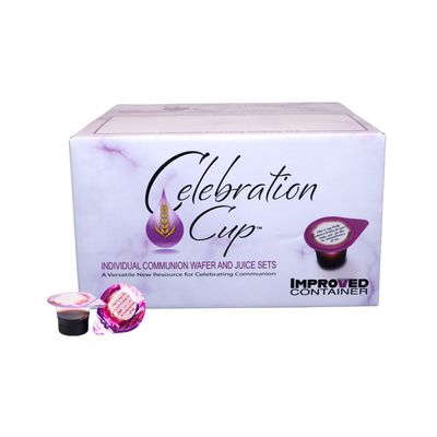 Celebration Cup - Prefilled Communion Cups and Wafer Set (Pack of 500)