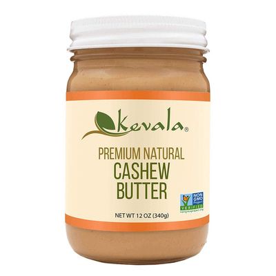 Kevala Cashew Butter - Spreadable Butter - Cashew Nuts Spread - Roasted Cashews - Creamy - No Sugar Added - Lactose Free Butter - Premium Natural - 12 oz - 340 g