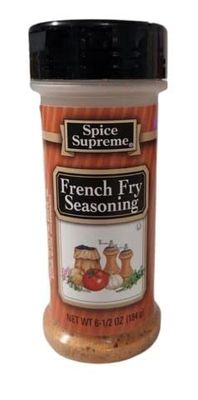 Spice Supreme Seasonings: French Fry Seasoning (Pack of 2) 6.5 oz Size