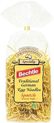 Bechtle Spaetzle (Traditional German Egg Noodles) Farmers Style, 17.6-Ounce Bags (Pack of 12)