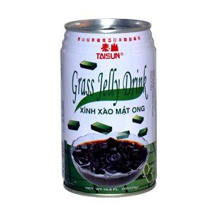 Taisun - Grass Jelly Drink (Pack of 10) + one NineChef Spoon