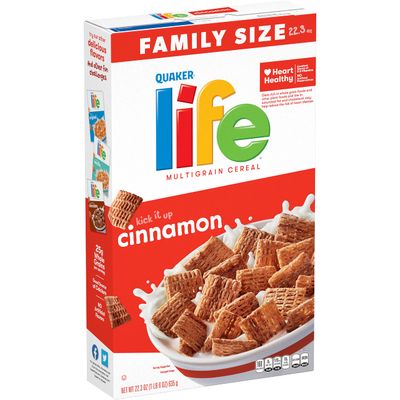 Life Cinnamon Cereal, 22.3OZ Box