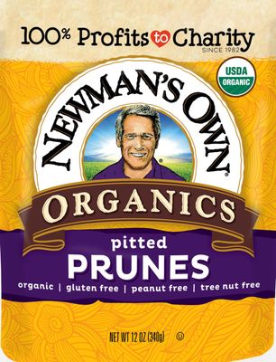 Newman&#39;s Own Organics Pitted Prunes 12-Ounce (Pack of 12)