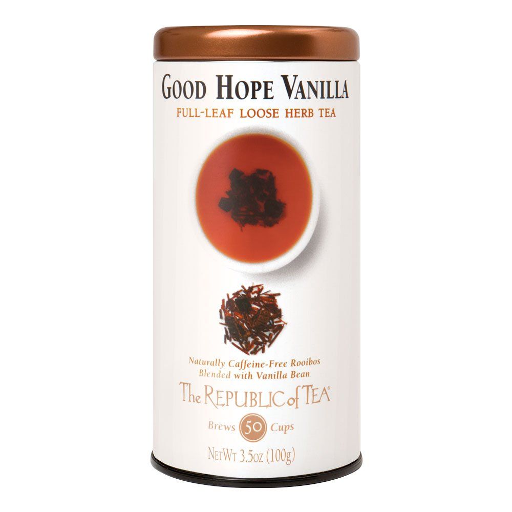 The Republic of Tea Good Hope Vanilla Red Full-Leaf Tea, 3.5 Ounces / 50 Cups