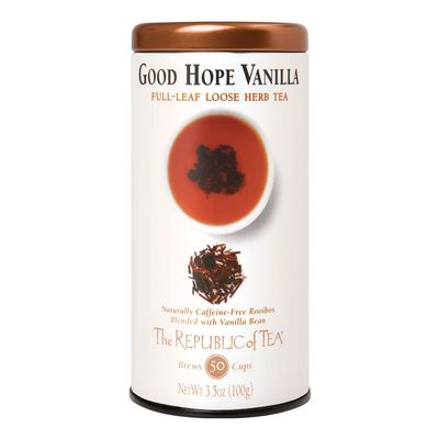 The Republic of Tea Good Hope Vanilla Red Full-Leaf Tea, 3.5 Ounces / 50 Cups