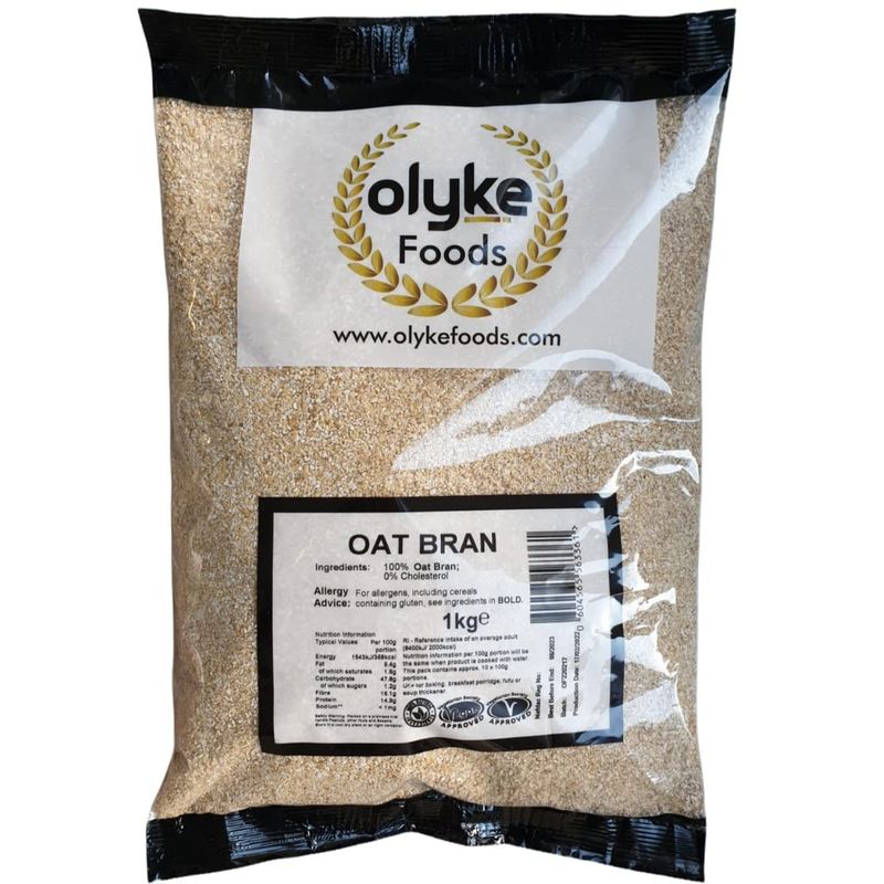 Olyke Oat Bran - 2.2lbs (1kg) | 100% Oats