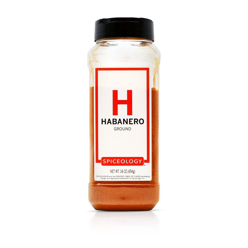 Spiceology - Habanero Powder - Ground Dried Habanero Pepper - Use it for: Hot Sauces, Salsa, Chilis, Meat and Vegetables - 16 oz