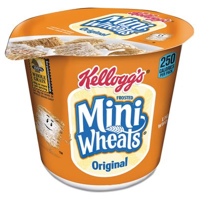 Kellogg's Breakfast Cereal, Frosted Mini Wheats, Single-Serve, 6 Cups/Box