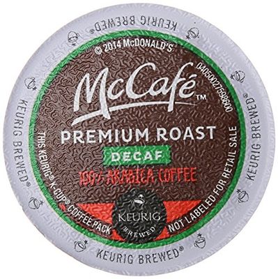 McCaf Decaf Premium Medium Roast K-Cup Coffee Pods (18 Pods)