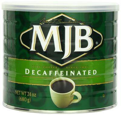 MJB Coffee, Premium Decaf Ground Coffee, Medium Roast, 24 Ounce
