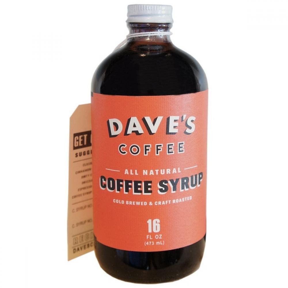 Dave&#39;s 16 Oz Original All Natural Cold Brewed Coffee Syrup