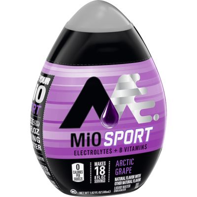 Mio Sport Liquid Water Enhancer, Arctic Grape, 1.62 OZ, 6-Pack