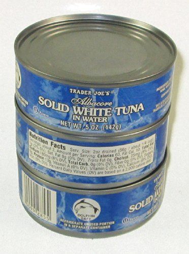 Trader Joe&#39;s Albacore Solid White Tuna In Water - Pack of 3